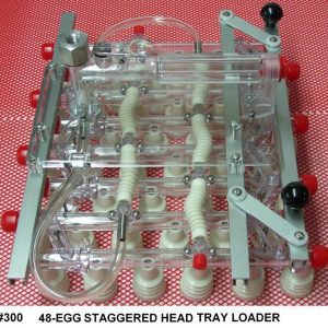 48-Egg Staggered Head Incubator Tray Loader